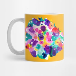 Abstract Watercolor Flowers Multi Mug